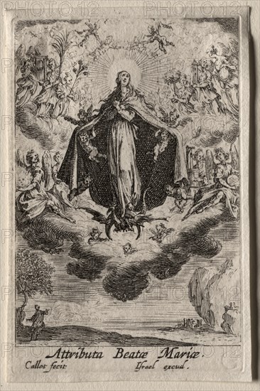 The Life of the Virgin: The Attributes of the Virgin. Creator: Jacques Callot (French, 1592-1635).