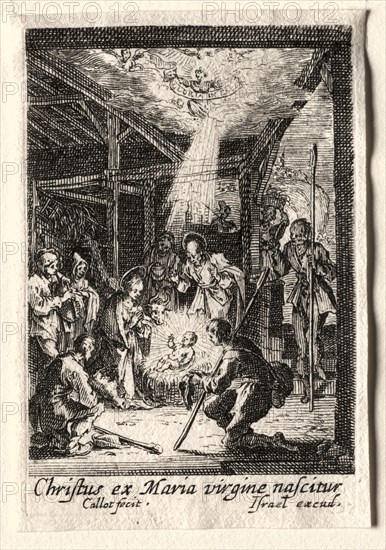 The Life of the Virgin: The Nativity. Creator: Jacques Callot (French, 1592-1635).