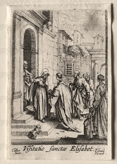 The Life of the Virgin: The Visitation. Creator: Jacques Callot (French, 1592-1635).