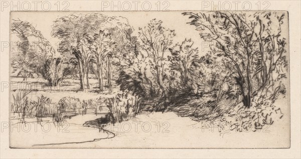 The Little Longparish, 1896. Creator: Francis Seymour Haden (British, 1818-1910).