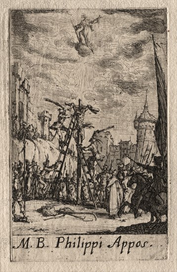 The Martyrdom of the Apostles: St. Philip. Creator: Jacques Callot (French, 1592-1635).