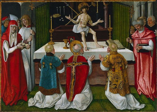 The Mass of Saint Gregory, 1511. Creator: Hans Baldung (German, 1484/85-1545).