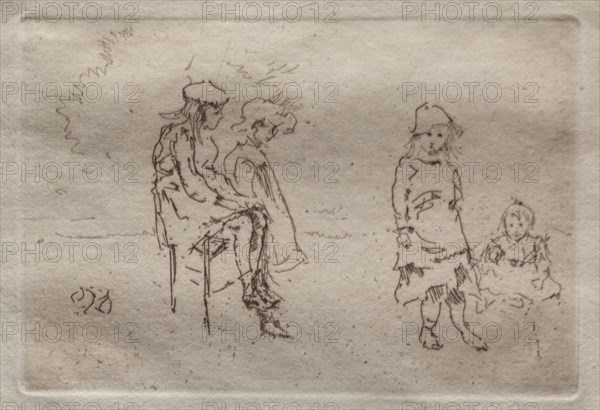 The Menpes Children. Creator: James McNeill Whistler (American, 1834-1903).