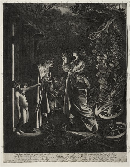 The Mocking of Ceres. Creator: Hendrik Goudt (Dutch, 1585-1630).