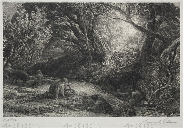 The Morning of Life, 1860-1861. Creator: Samuel Palmer (British, 1805-1881).