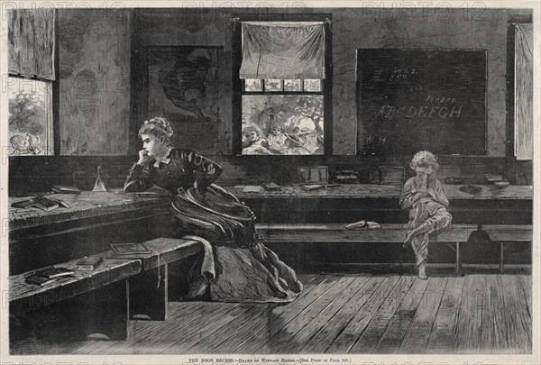 The Noon Recess, 1873. Creator: Winslow Homer (American, 1836-1910).