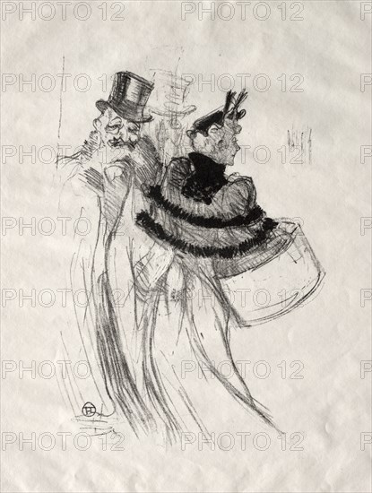The Old Gentlemen, 1894. Creator: Henri de Toulouse-Lautrec (French, 1864-1901).