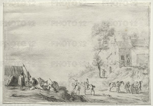 The Outpost. Creator: Robert van den Hoecke (Flemish, 1622-1668).