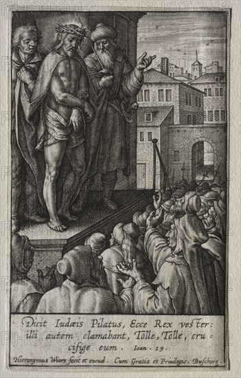 The Passion: Christ Presented to the People. Creator: Hieronymus Wierix (Flemish, 1553-1619).