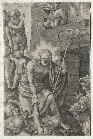 The Passion: Descent into Limbo, 1521. Creator: Lucas van Leyden (Dutch, 1494-1533).