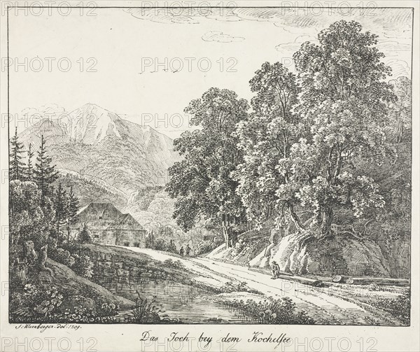 The Path by the Kochelsee, 1809. Creator: Simon Warnberger (German, 1769-1847).