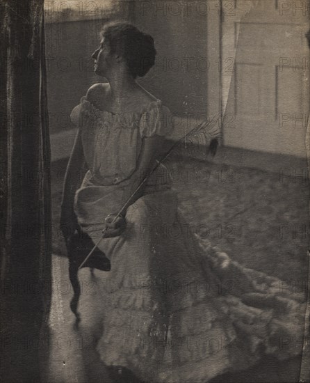 The Peacock Feather, c. 1902. Creator: Clarence H. White (American, 1871-1925).