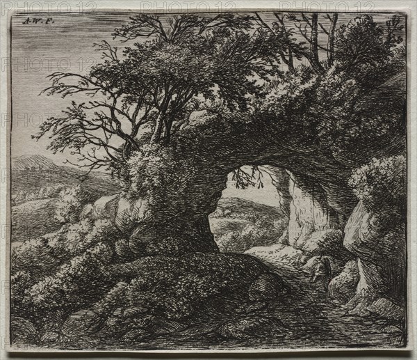 The Pierced Rock. Creator: Anthonie Waterloo (Dutch, 1609/10-1690).