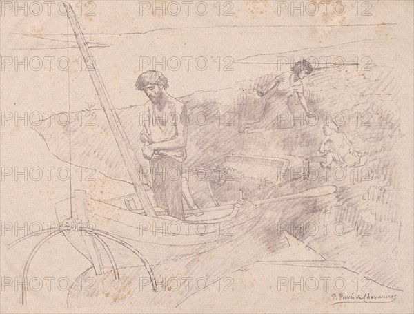 The Poor Fisherman. Creator: Pierre Puvis de Chavannes (French, 1824-1898).