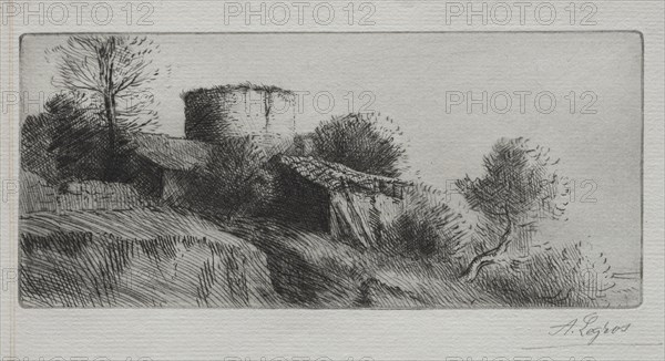 The Pigeon Tower. Creator: Alphonse Legros (French, 1837-1911).