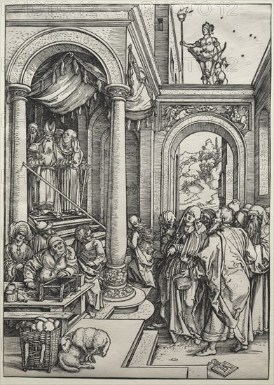 The Presentation of the Virgin in the Temple, c. 1502-1503. Creator: Albrecht Dürer (German, 1471-1528).