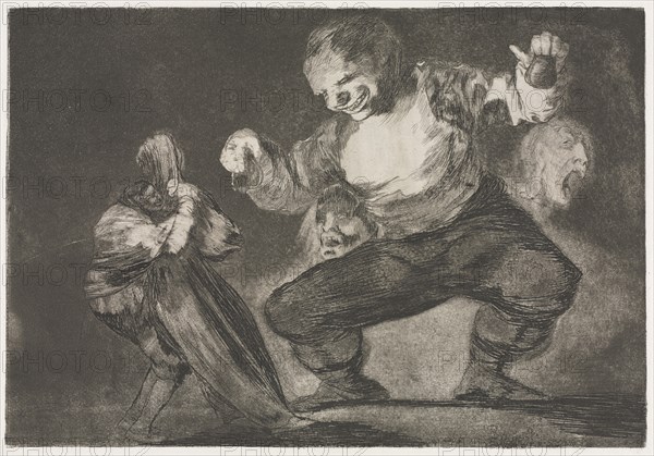 The Proverbs: Simpleton, 1864. Creator: Francisco de Goya (Spanish, 1746-1828).