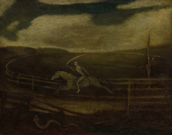 The Race Track (Death on a Pale Horse), c. 1896-1908. Creator: Albert Pinkham Ryder (American, 1847-1917).