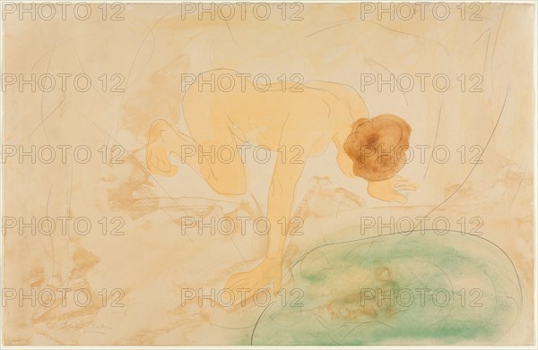 The Reflection, c. 1900-10. Creator: Hand B; Auguste Rodin (French, 1840-1917), style of.