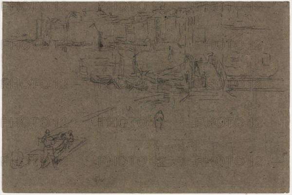 The Riva, Venice. Creator: James McNeill Whistler (American, 1834-1903).