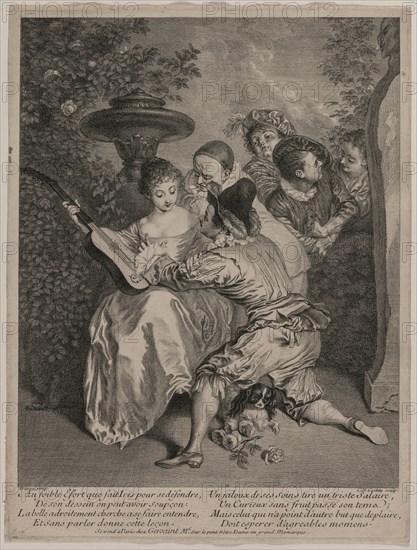 The Romancer, 1727. Creator: Charles-Nicolas Cochin (French, 1715-1790).