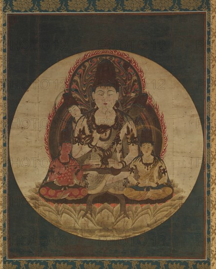 The Secret Five Bodhisattvas (Gohimitsu Bosatsu), 1200s. Creator: Unknown.