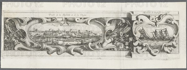 The Siege of La Rochelle: Plate 16, 1628-1630. Creator: Abraham Bosse (French, 1602-1676); Israël Henriet (French, c. 1590-1661), or.