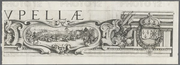 The Siege of La Rochelle: Plate 3, 1628-1630. Creator: Jacques Callot (French, 1592-1635); Abraham Bosse (French, 1602-1676), and.
