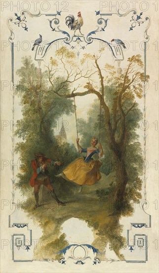 The Swing, c. 1723-1727. Creator: Nicolas Lancret (French, 1690-1743).