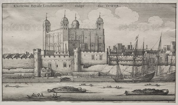 The Tower, London. Creator: Wenceslaus Hollar (Bohemian, 1607-1677).