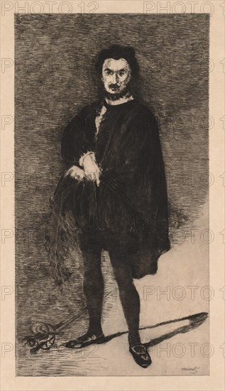 The Tragic Actor, 1866. Creator: Edouard Manet (French, 1832-1883).