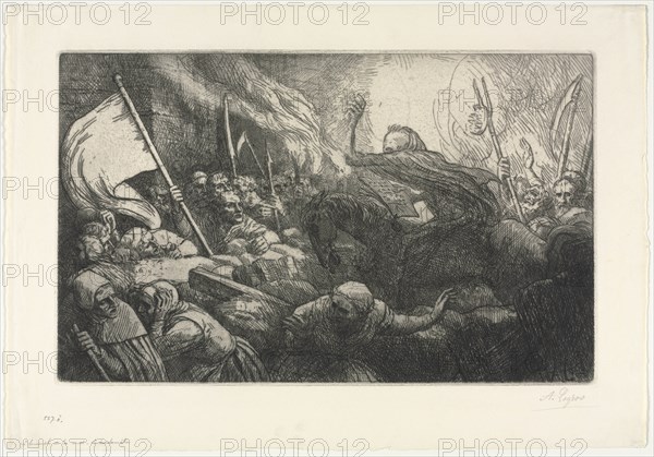 The Triumph of Death: The Proclamation. Creator: Alphonse Legros (French, 1837-1911).