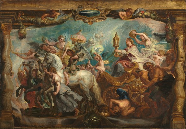 The Triumph of the Church, after 1628. Creator: Peter Paul Rubens (Flemish, 1577-1640), follower of.