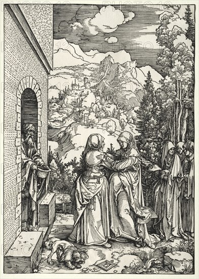 The Visitation, c. 1504. Creator: Albrecht Dürer (German, 1471-1528).