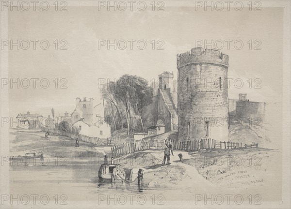The Water Tower, Chester. Creator: John Skinner Prout (British, 1806-1876).