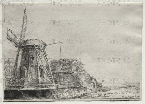 The Windmill, 1641. Creator: Rembrandt van Rijn (Dutch, 1606-1669).