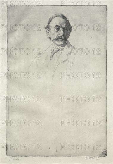 Thomas Hardy, No. 1, 1893. Creator: William Strang (British, 1859-1921).