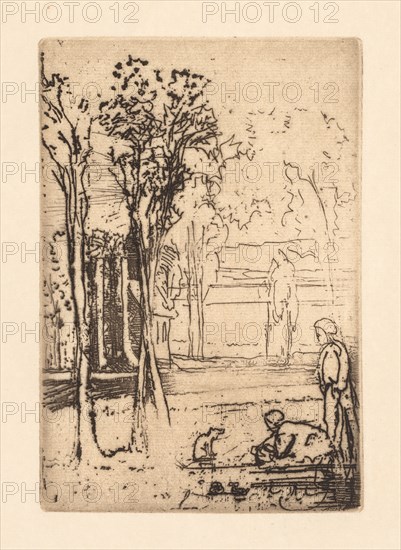 Three-Tree Farm, 1879. Creator: Francis Seymour Haden (British, 1818-1910).
