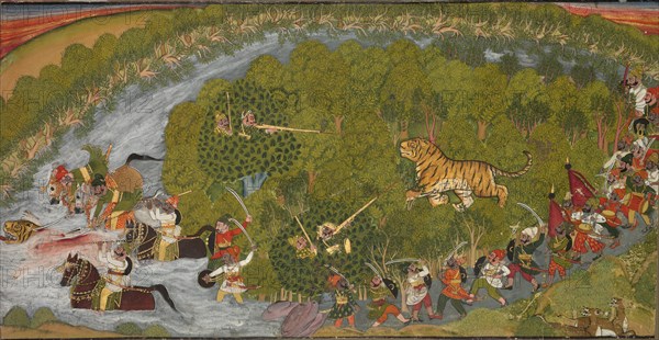 Tiger Hunt, c. 1800. Creator: Unknown.