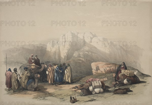 Tomb of Aaron, Summit of Mount Horeb, 1839. Creator: David Roberts (British, 1796-1864).