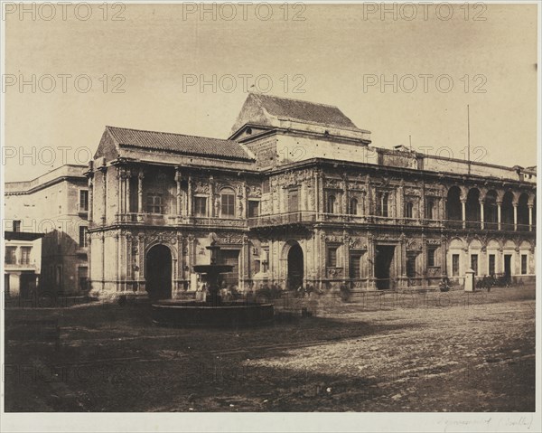 Townhall, Seville, 1853. Creator: Vicomte Joseph Vigier (French, 1821-1862).