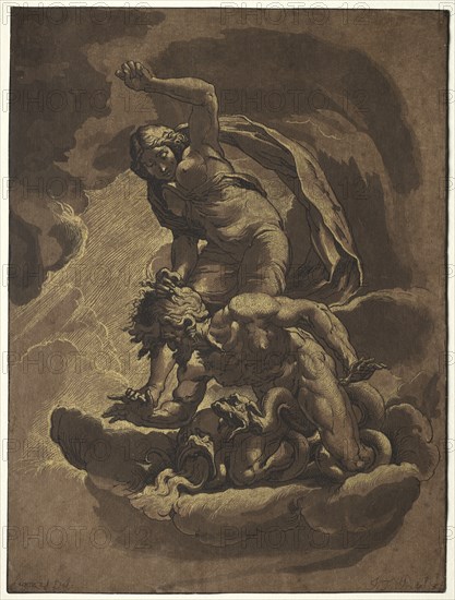 Truth Triumphing over Envy. Creator: Maria Catharina Prestel (German, 1747-1794).