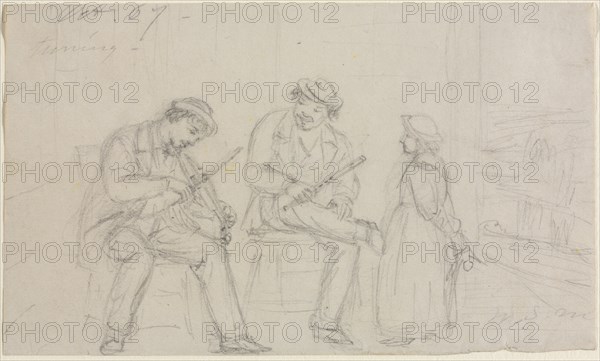 Tuning, 1867. Creator: William Sidney Mount (American, 1807-1868).