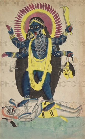 Two Aspects of Kali, c. 1880 - 1890. Creator: Unknown.
