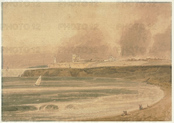 Tynemouth, Northumberland. Creator: Thomas Girtin (British, 1775-1802).