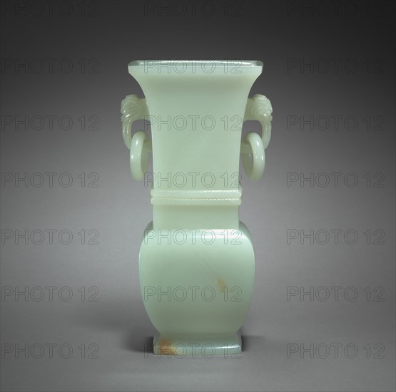 Vase in the Form of Archaic Hu, 1700s. Creator: Unknown.