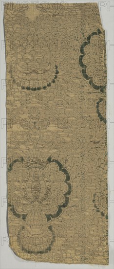 Velvet Fragments, early 16th century. Creator: Unknown.