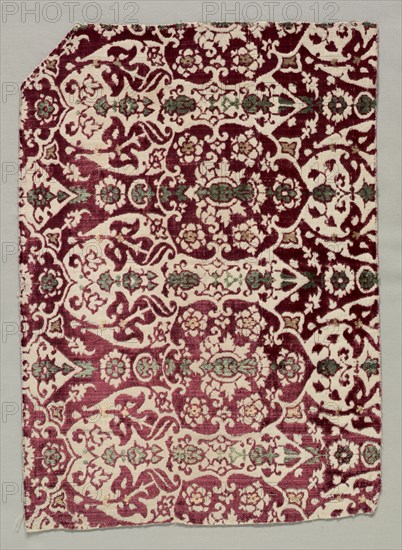 Velvet Textile, second half of the 15th century. Creator: Unknown.