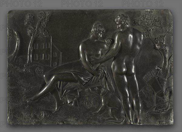 Venus and Adonis, mid-1700s. Creator: Georg Raphael Donner (Austrian, 1693-1741), follower of.