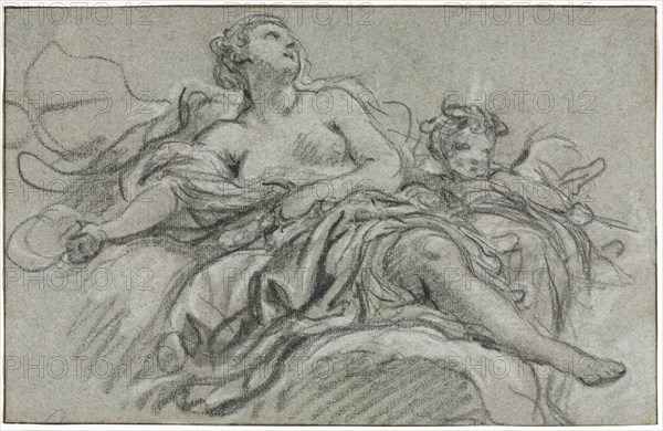 Venus and Cupid, second or third quarter 18th century. Creator: François Boucher (French, 1703-1770).